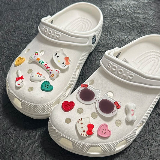 11pcs Sizzling Summer HelloKitty Shoe Charms Set